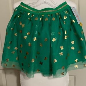 Cat & Jack St. Patrick’s Day tutu skirt size small, 6/6X